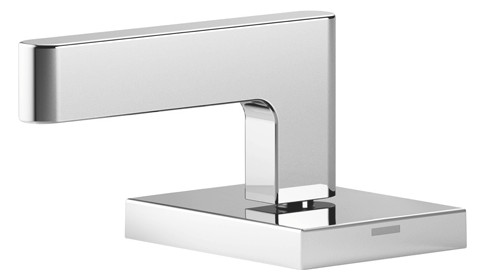 Dornbracht Seitenventil rechtsschließend, warm, Messing gebürstet