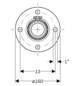 Geberit Flansch FlowFit Ø 75 mm, PN 6, mit Presseinheit