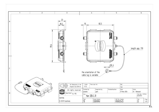 HART Abdeckkappe für         09300325425 