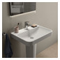 Ideal-Standard Waschtisch i.life B 65x48x18cm, mit Hahnloch, weiß antibakteriell Smart Guard