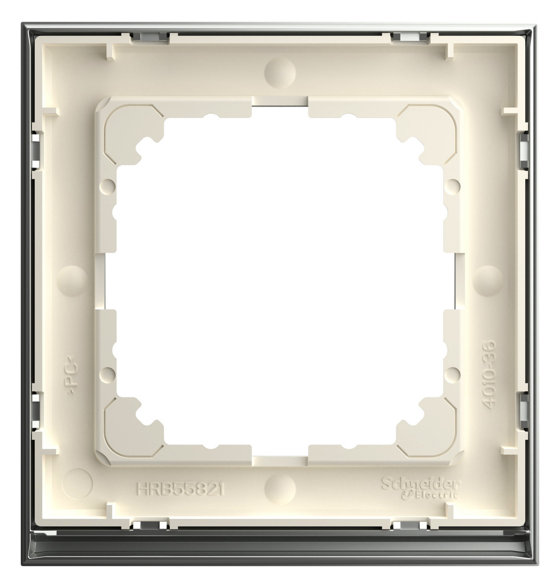 Rahmen 1f edst/alu mt M-Pure Decor Metall edelstahl/aluminium f.GEB-K Rahmen 1f edst/alu mt M-Pure Decor Metall edelstahl/aluminium f.GEB-K