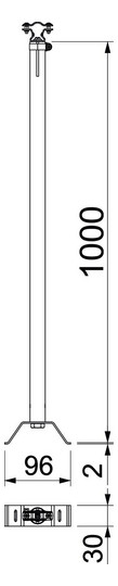 OBO ISAV1000R Isolierter Abstandhalter 