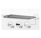 Dunstabzugshaube Flschirm 900mm si A LED 71dB 729cbm/h Ø120-150mm 4st Abl/Uml