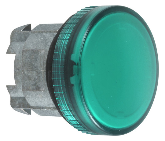 Leuchtmelder Front hoch rnd gn Ø22mm 1st Metall IP66