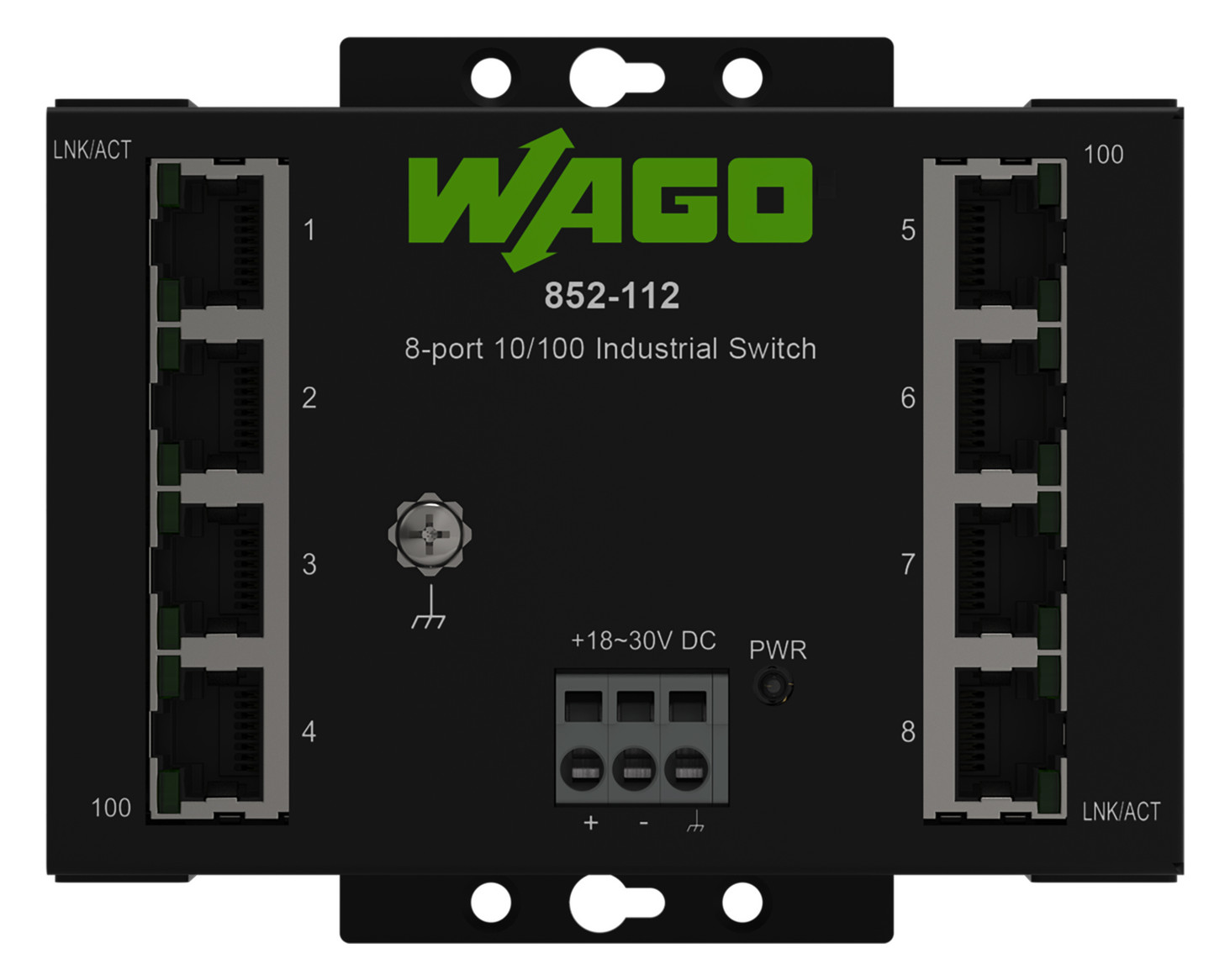 Switch Hutschiene Serie 852 8x10/100Mbps