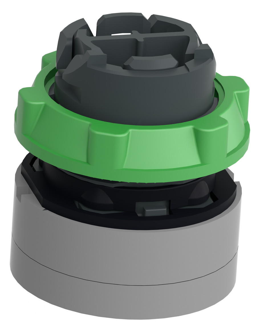 Drucktaster Front 1f ws Ø22mm rnd IP66 Tastend