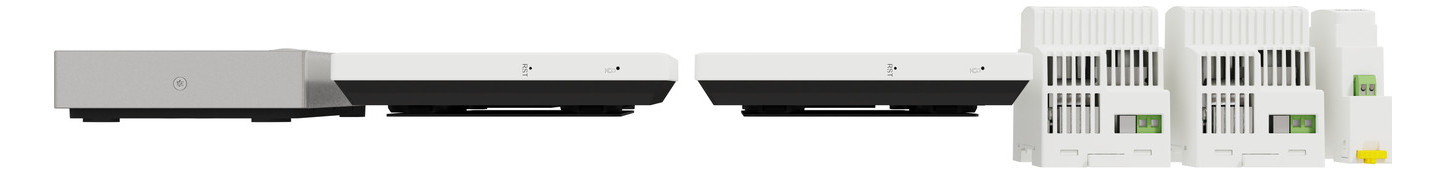 Video-Türsprechset 2Draht 2xTeiln AP/AP ws ws 1LS Aufputz/Aufputz