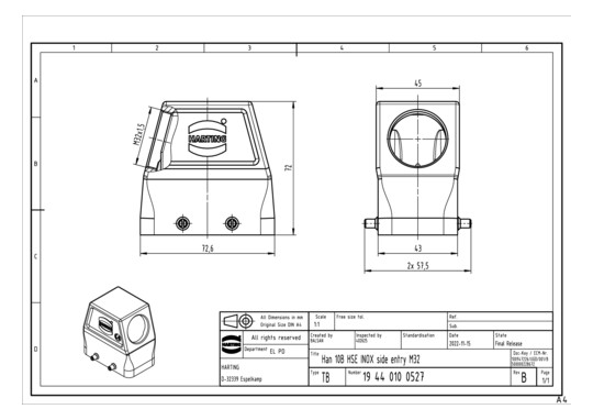 HART Han-INOX  10B-TGS-M32   19440100527 