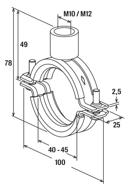 Bild Massivrohrs. FRSM 1 1/4"" M10/M12 fvz fi scher - fischer-3