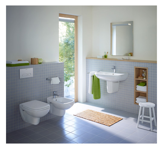 Duravit WC-Sitz D-Code mit Absenkautomatik, Scharniere Kunststoff, weiß