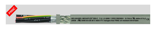 HELU MEGAFLEX 500-C 3G0,75         13517 