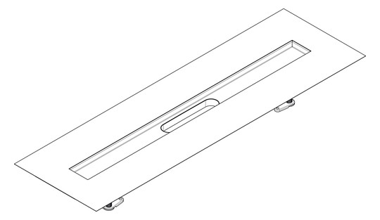 hansgrohe uBox universal Installationsset 900 mm, für Duschrinnen Fertigsets