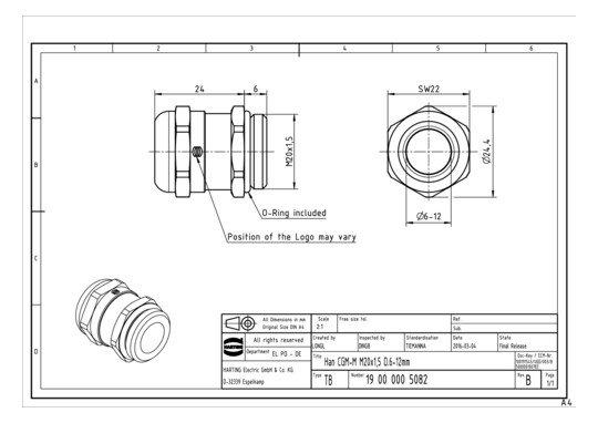 HART Verschraubung M20       19000005082 