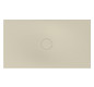Bette Duschfliese BetteAir 1600 x 900 mm, beige, Rechteck, glasierter Titan-Stahl, mit Minimum-Täger