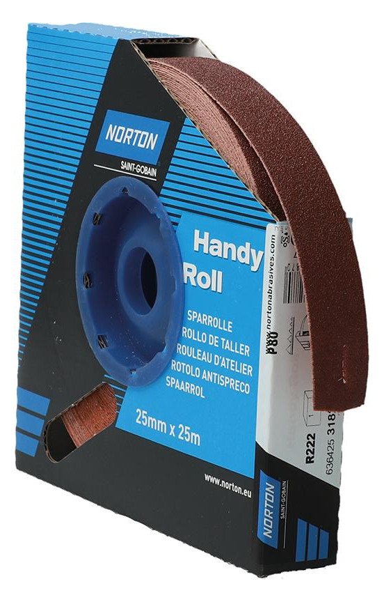 Bild Sparrolle R222 25mmx25m P80 - Norton-0