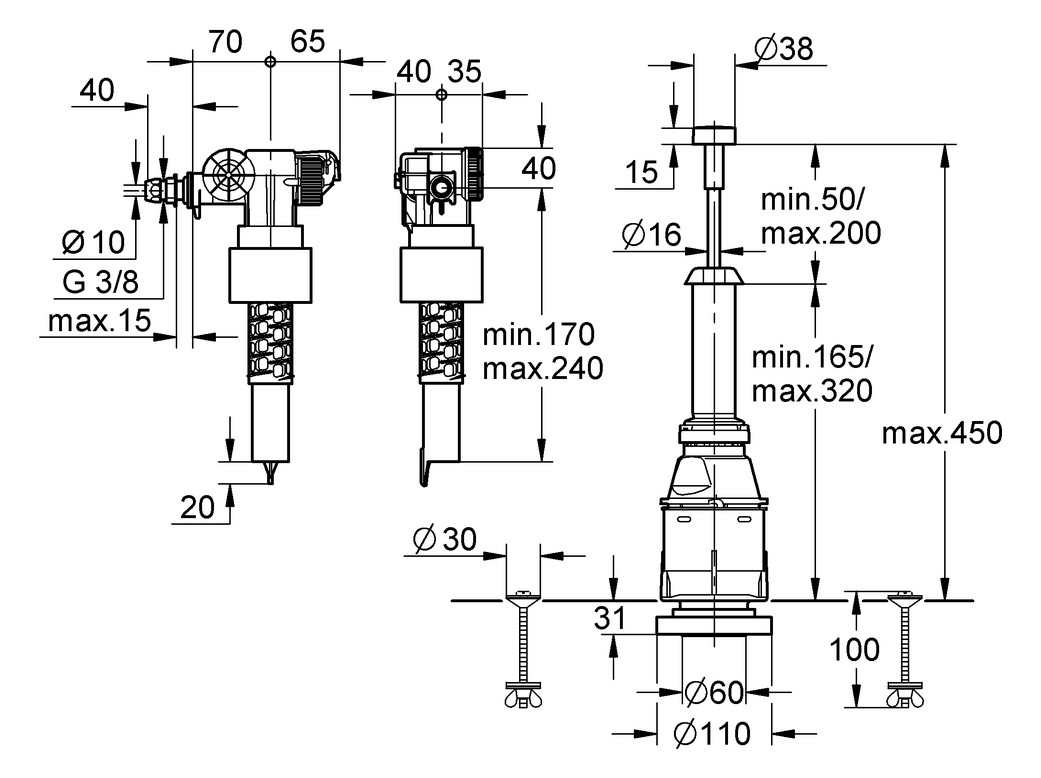 Grohe-Austauschgarnitur Servo-Set - Ottenbruch - Online-Shop