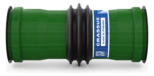 Crassus Wanddurchführung KG2000 DN 160, 2,5 bar