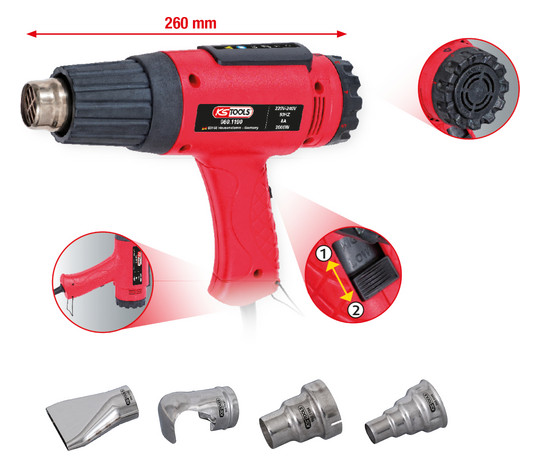 KS Tools 960.1190 – Heißluft-Gerät Satz...