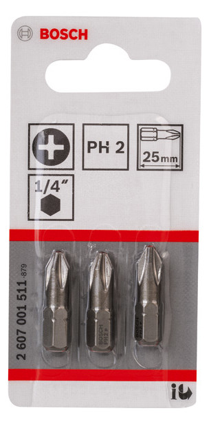 Bit Pm 2 2mm L=25mm 6,4mm(1/4) 1/4Zoll