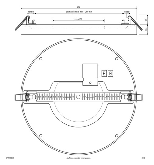 EVN LED-Ein-u.Anbaupanel      NPRV290925 