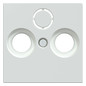 Zentralplatte Sat/TV/Radi System M akws Schraubbef 3f aktivweiß
