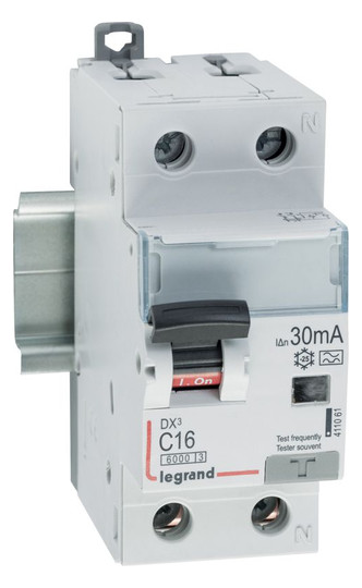 Legrand 411061 DX3 Fi/LS-Schalter C 16A 