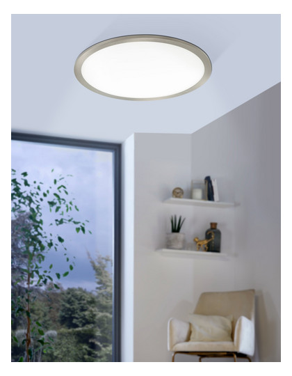 EGLO LED-EINBAUSP.Ø225 NICKEL-     98866 