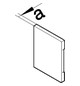 Endstück GEB-K 130x85mm Kst li/re unbeh alu-look hfr aluminiumlook