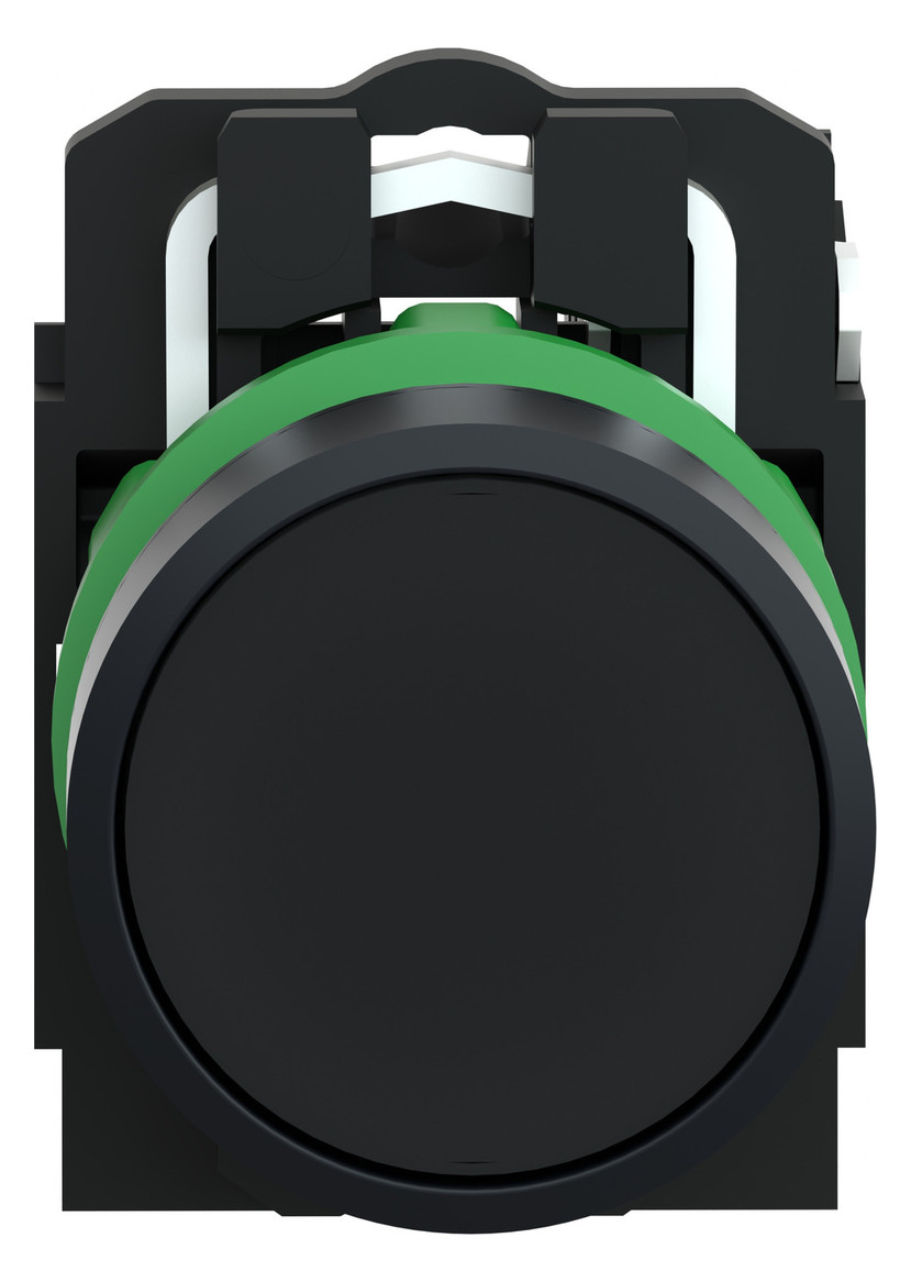 Drucktaster 1f sw rnd Ø22,5mm IP66 fl Tastend