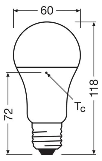 Ledvance LED Classic A 100 P 13W 830 