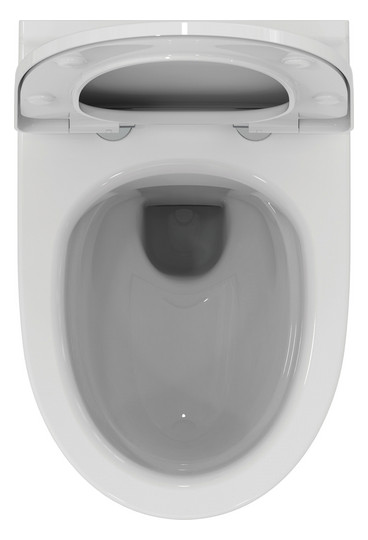 Ideal-Standard Wandtiefspül-WC-Paket i.life A ohne Spülrand, 36,5x54,5x33cm, weiß