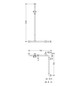HEWI Duschhandlauf 801 762/762 x 1250 mm, lichtgrau, suizidhemmend