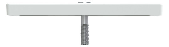 Zentralplatte Sat/TV/Radi System M akws Schraubbef 4f aktivweiß