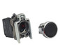 Drucktaster 1f sw rnd Ø22,5mm 1S 1Ö IP66 fl Tastend