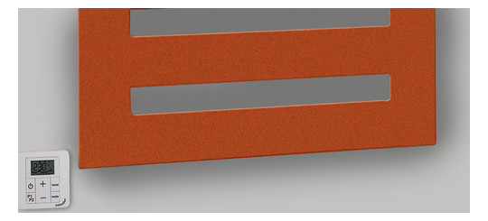 Zehnder Design-Elektroheizkörper Metropolitan Spa METE-120-050/GD, 1225 x 500 mm, Telegrey 4, RAL 7047