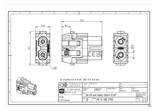 HART HAN 2 MOD BU-S 40 A (10 09140022702 