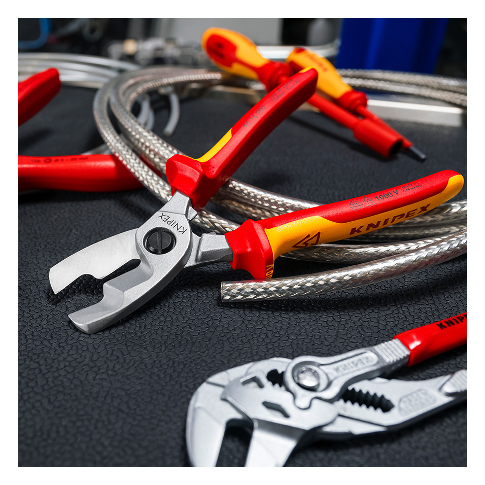 Kabelschere mech.Einhand Ø20mm 70qmm VDE L200mm isol