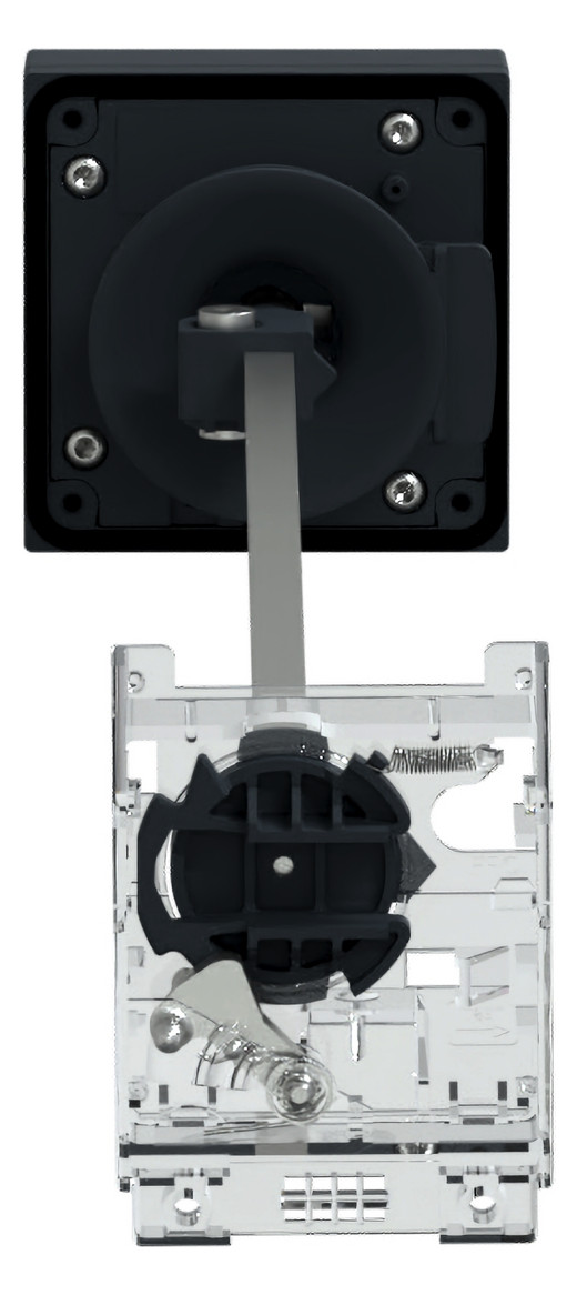 Drehantrieb abschl Achsverläng Verriegelung Mit Achsverlängerung