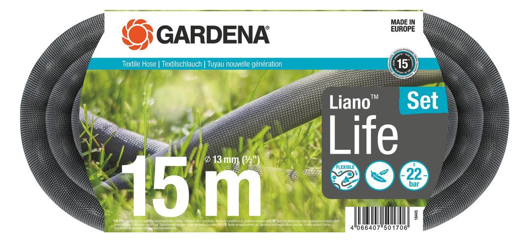 Bild Textilschlauch Set iano ife 1/2"" 15m - Gardena-0