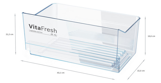 Standkühlschrank D 346l Edst 93kwh B600mm H1860mm