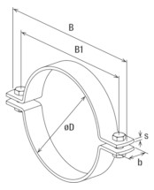 Bild Rohrschelle MassivFMFSC40 fischer fische r-2