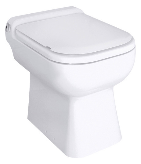 SFA Keramic-Stand-WC SaniCompact Luxe weiß, mit Kleinhebeanlage