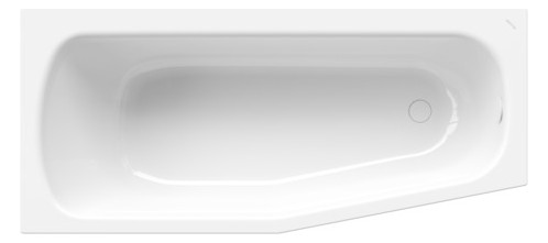 Badewanne BetteBambino 2580 157x70x42cm, Schräge Fußende rechts, capri