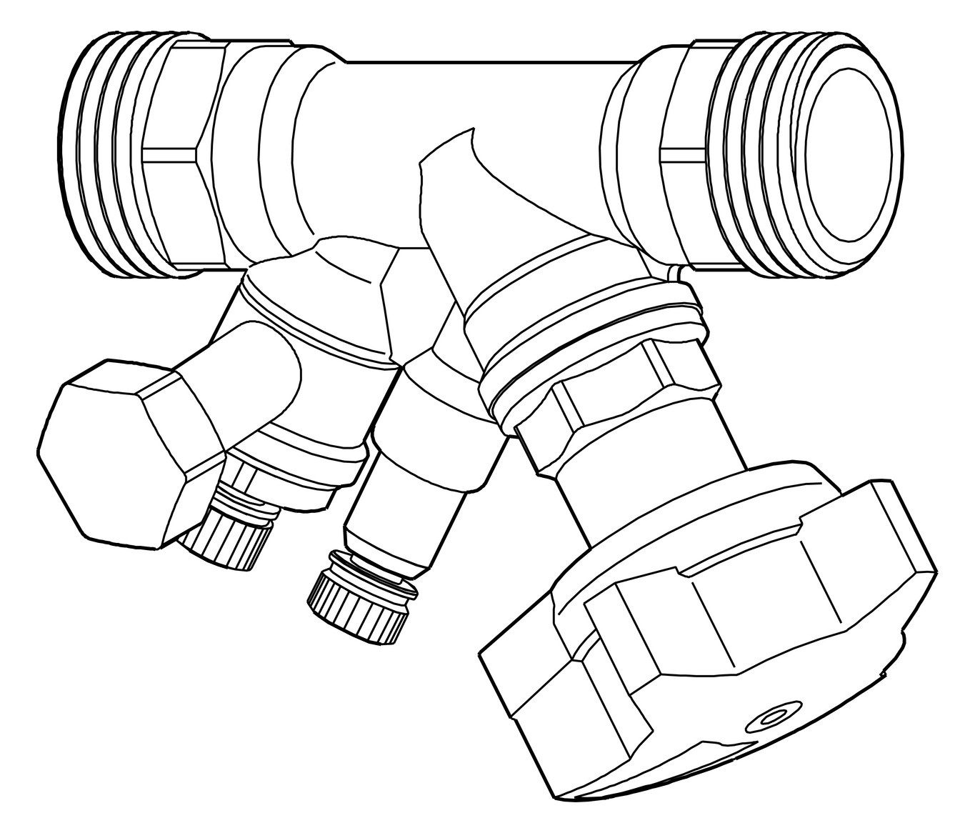 TA Einregulierungsventil STAD C DN 15/14, zum direkten Einlöten