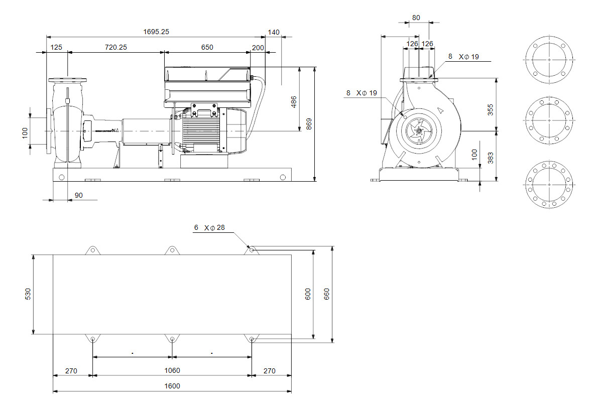GRUNDFOS Normpumpen elektr. geregelt NKE 50-315/300AA2F2AESBQQETW1