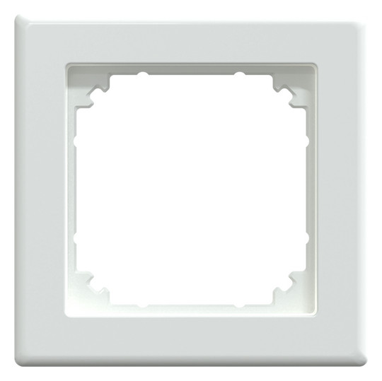 Rahmen 1f akws glz M-SMART Kst f.GEB-K aktivweiß Unterputzmontage Thermopl