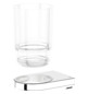 KEUCO Glashalter Collection Moll mit Echtkristall-Glas, verchromt