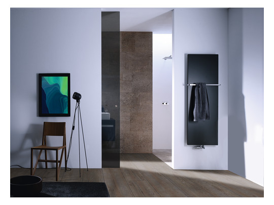 Zehnder Design-Badheizkörper fina Lean Bar FIF-180-070, 1800 x 700 mm, Inox Look