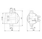 Grundfos Pressure Manager PM 1-1.5, 1,5 bar, 230 V, 1,5 m Kabel