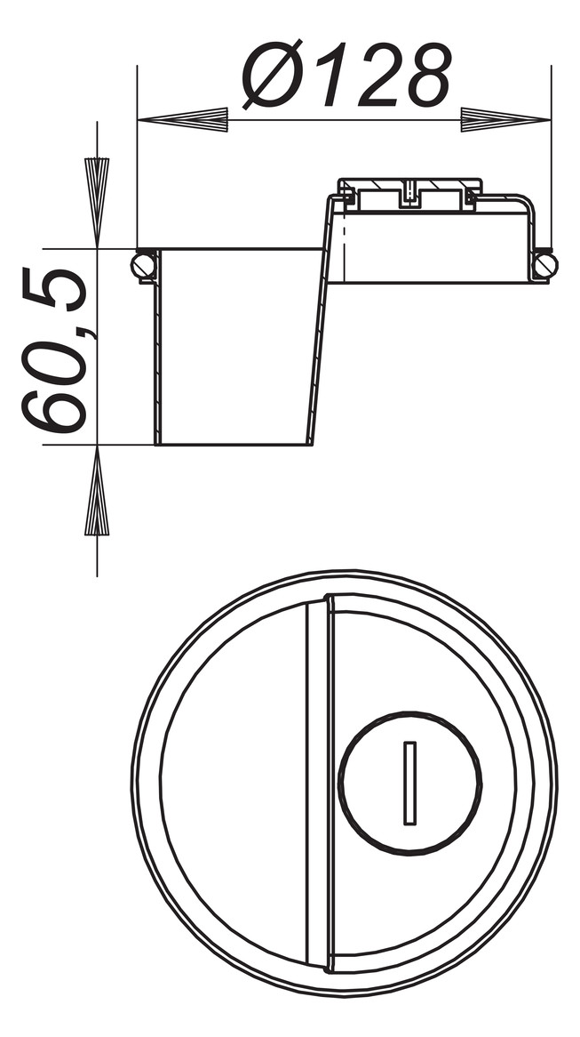 Dallmer Geruchsverschlusseinsatz Serie 15 zu Ablaufgehäusen 54, 55
